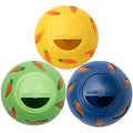 Niteangel Treat Ball, Snack Ball for Guinea Pigs, Rabbits, Hedgehogs and Other Small Pets (Small, Yellow, Blue & Green) - color: Yellow, Blue & Green
