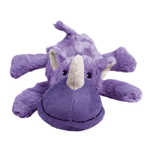 KONG - Cozie Rosie Rhino - Indoor Cuddle Squeaky Plush Dog Toy - for Small Dogs - size: Small, style: Rosie the Rhino