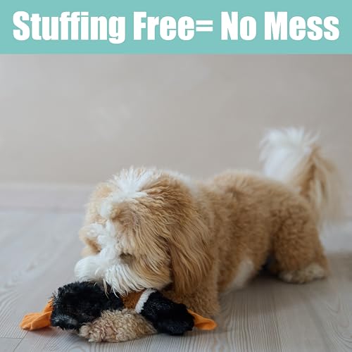 SPOT Skinneeez Mini Mallard Duck 13 Inch Stuffing-Free Plush Squeaky Dog Toy – Soft Interactive Toy for Small and Medium Dogs – Mess-Free Play for Light & Moderate Chewers – Assorted Styles - style: Mini Mallard Duck