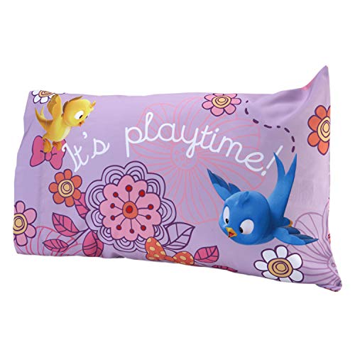 Disney 4 Piece Minnie's Fluttery Friends Toddler Bedding Set, Lavender - color: Minnie's Fluttery Friends