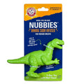 Arm & Hammer Nubbies T-Rex Dog Dental Chew Toy, Mint Flavor | Nylon construction, baking soda infused, reduces plaque and tartar without brushing, moderate chewers - color: Green T-Rex, size: 1 Count