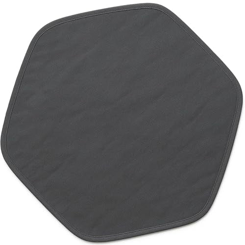 Amakunft Waterproof Hexagon Playpen Mat Washable Pee Pad Fit with Small Animal Playpen (42.5in x 41in) Reusable Pet Bedding Liner for Guinea Pig, Rabbit, Hamster, Chinchilla, Hedgehog Indoor/Outdoor - size: 1pc