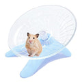 Hamster Flying Saucer Silent Running Exercise Wheel for Hamsters, Gerbils, Mice,Hedgehog and Other Small Pets Silent Running Wheel Hamster Wheel (Blue) - color: Blue