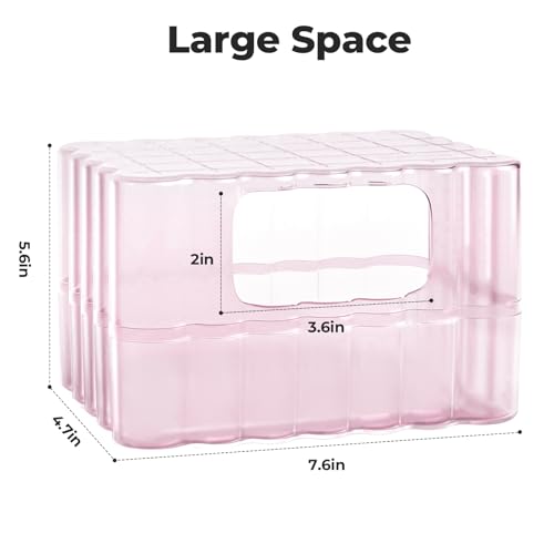 mini&moe Hamster Sand Bath Container - Small Animal Bathroom Shower Room & Corner Digging Box Toilet with Cleaning Scoop Rat Dust Bath House for Guinea Pig, Hedgehog, Squirrel - color: Pink