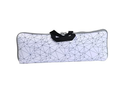 Keyboard Sleeve Travel Case for Logitech MX Keys Keyboard(White) | Keyboard Case with Mouse Storage & Cable and Charger Pouch, Soft Neoprene Waterproof shockproof - color: White