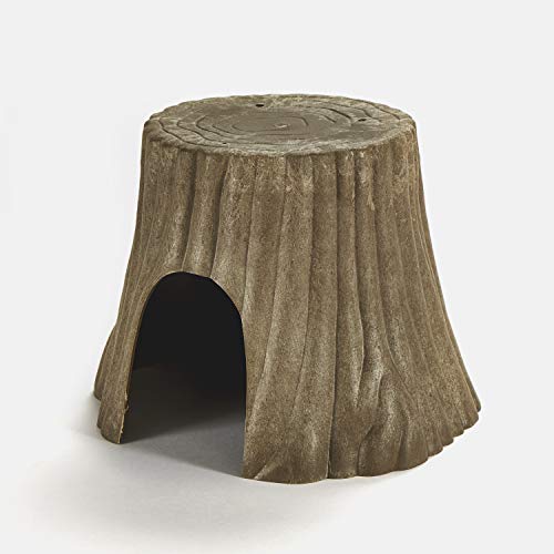 Kaytee Natural Tree Trunk Habitat Hideout for Pet Dwarf Rabbits, Guinea Pigs, Hamsters, and Chinchillas, Large - size: 10.8"L x 10.0"W x 8.0"H
