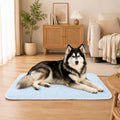 Large Dog Cooling Mat Ice Crystal Heat Dissipation,36x24in | Ice Crystal Structure,Cooling Fabric,Reinforced Design,Non-Slip Bottom