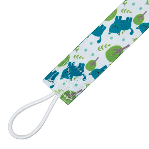 babygoal Animal Pacifier Clips, 6 Pack Binky Paci Holder Leashes Fits for Most Baby Pacifiers and Binkies - color: animal world