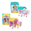 Little Live Pets Dog House Playset Bundle, Mama Surprise Families Frenchie and Spaniel Collection, Interactive Fold-Out Dog Playset Toy for Kids 5+ - style: Frenchie & Spaniel
