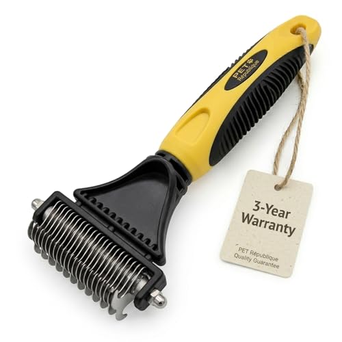 Matt Splitters Tool – Effective Mat Remover and De-matting Comb for Long-Haired Dogs, Cats, Rabbits – Regular 12+23 Teeth Design - size: 12+23 Teeth