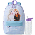 Get Trend Disney Frozen Kids Backpack with Water Bottle Set for Girls, 2 Pc 17in Bookbag with Padded Straps Gifts for Girls (Multi Frozen) - color: Multi Frozen