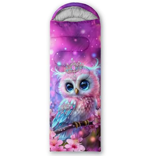 AILONEN Mermaid Scales Print Camping Sleeping Bag,Lightweight & Waterproof,3 Season Warm & Cool Weather,Portable Bags for Girls Women Travelling,Outdoors - color: H48