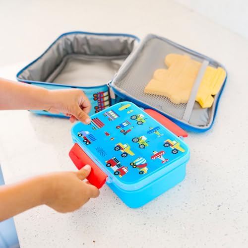 Wildkin Reusable Food Container for Kids – Airtight, Leak Resistant, Dishwasher Safe - Trains, Planes & Trucks - color: Trains, Planes & Trucks