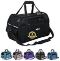 EliteField Soft-Sided Pet Carrier for Cats & Small Dogs (3-Year Warranty) | Airline Approved, Removable Bed & Cover, Built-In Leash, Luggage Sleeve, Seat Belt Loop, Waterproof, Durable, Foldable - color: Black, size: 19.0"L x 10.0"W x 13.0"H