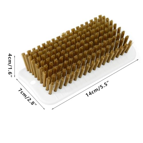 2PCS Anti-slip Pet Grooming Shedding Brush Cleaning Slicker Brushes with Dual Hanging Holes for Pens