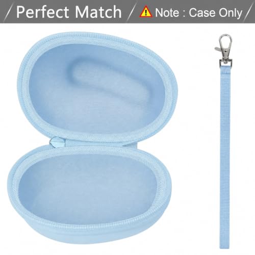 ANKHOH Case for Logitech Lift Vertical Ergonomic Mouse, Blue | Hard EVA case for Wireless Bluetooth Upright Device, Made for Daily Storage and Travel Protection, Bag Only - color: Blue