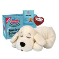 Snuggle Puppy Heartbeat Toy, Calming Comfort, Medium Breeds - Cream | Calming heartbeat toy, crate training comfort, heat pack, new puppy essentials, first nights, sleep, medium breeds 25-70 lbs - color: Golden