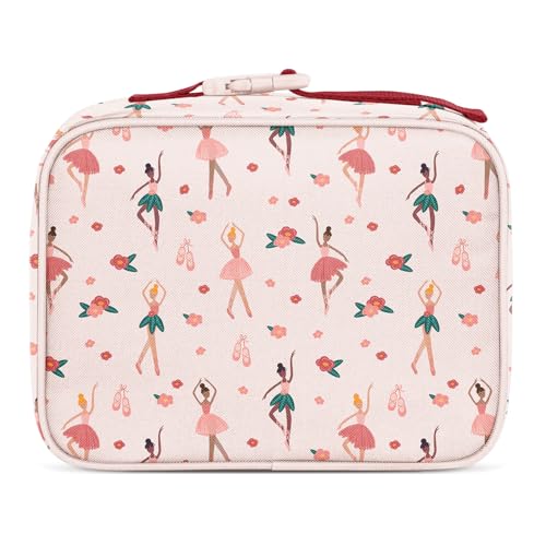 Simple Modern Kids Lunch Box & Insulated Lunch Bag for School | Ballerina | Hadley Cute Lunch Box for Girls, Boys, Toddlers | Fits Bento Box, Lunch Containers | Small Lunch Bag | Pink Ballerina - color: -Pink Ballerina