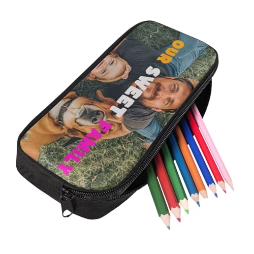 Customized Pattern Backpack for Girls Boys Backpack with Lunch Box Water Bottle Bag and Kawaii Pencil Case 1St Grade 4PCS Set Bookbag with Compartment for Large School Bag - color: Customized Pattern