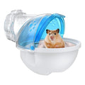 Pawfly Hamster Sand Bath Container, Removable Hamster Dust Bath & Bathroom, Multi-Use Hamster Cage Accessories for Gerbil, Chinchilla, Syrian Hamsters & Small Animals