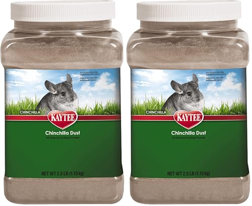 Kaytee Chinchilla All Natural Dusting Powder,2.5 lb,(Pack of 2) - size: 2.5 Pound (Pack of 2)