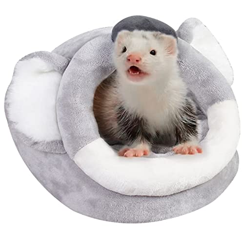 LEFTSTARER Guinea Pig Rat Bed and Hideout for Ferret Hedgehog Sleep and Hide, Hamster Small Pet Animals Supplies Toy Cage Accessories Nest - color: 7.Koala-XL