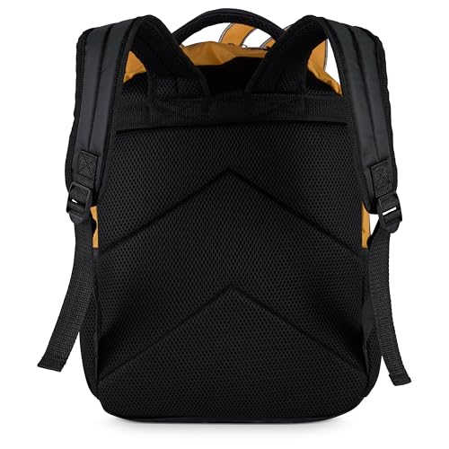 AI ACCESSORY INNOVATIONS Sonic The Hedgehog Backpack for Boys & Girls, Tails Big Face 16 Inch Schoolbag with Tails Rubber Molded Dangle, Yellow - style: Tails