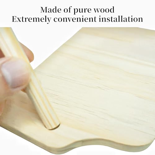 Wooden Hamster Platform for Hamster Cage Accessories Climbing Toys Dwarf Syrian Hamster Gerbil Rat Mice Degus or Other Small Pets (Triangle) - style: Triangle