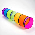 Kids Play Tunnel for Toddlers,Pop Up Crawl Through Tunnel Play Tent for Baby Infant Children or Pet,Indoor & Outdoor Toys for Boy and Girl Backyard Playset - style: Rainbow Tunnel