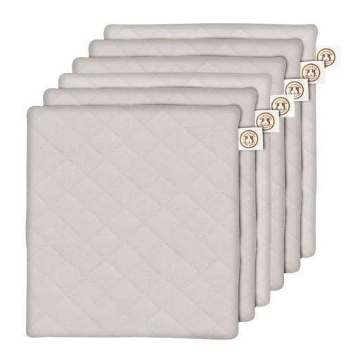 GuineaDad Pee Pads for Guinea Pigs & Bunnies – Ultra Absorbent Small Animal Pet Liners – Washable Guinea Pig Pee Pads for Cage – Eco-Friendly, Soft Fleece, Leak Protection (Pee Pads (6 Pack)) - size: Pee Pads (6 Pack)