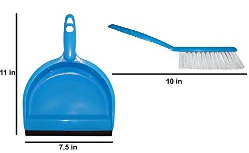 Dustpan and Brush Set, Cage Cleaner for Guinea Pigs, Cats, Hedgehogs, Hamsters, Chinchillas, Rabbits, Reptiles and Other Small Animals, Cleaning Tool Set for Animal Waste