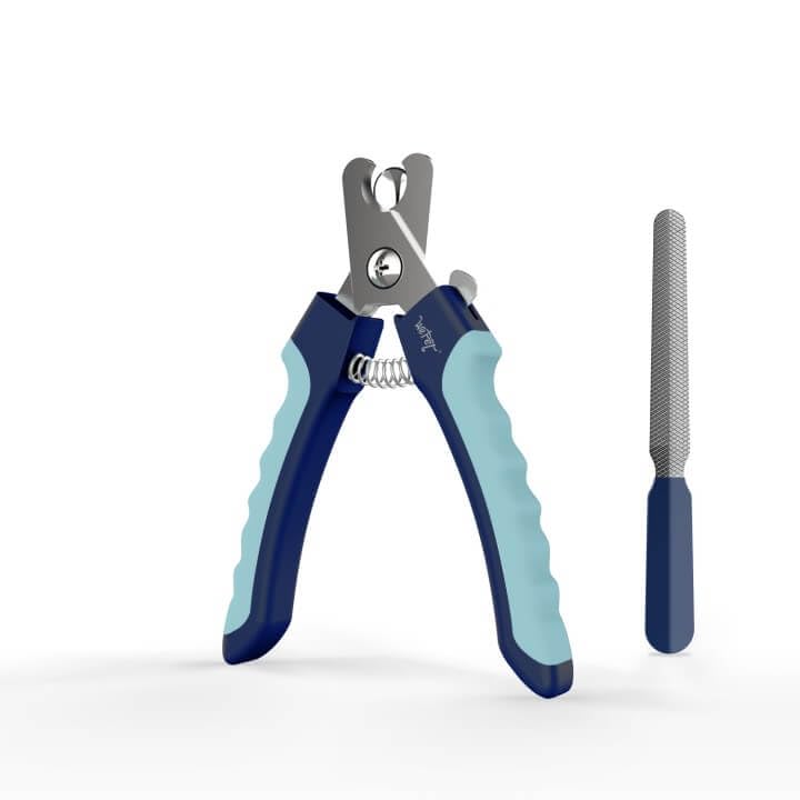 Dog Nail Clippers U10.1, Dog Nail Trimmer Large Breed with Quick Sensor, Razor Sharp Blade Professional Pet Nail Clipper with Safety Guard and Nail File, Pale Turquoise - color: #09 Pale Turquoise
