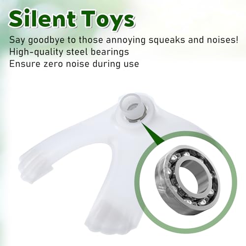 Hermit Crab Exercise Wheel Hamster Flying Saucer Silent Running Exercise Wheel Hermit Crab Climbing Toys Small Animal Active Play and Exercises Accessory for Hamster Crabs Gerbils Hedgehogs