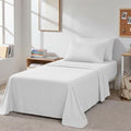 Southshore Fine Living, Inc. 4 Piece Twin XL Sheets Set - 21 Inch Extra Deep Pocket Bed Sheets Set with 2 Pillow Cases - Ultra Soft Microfiber Pet Hair Resistant Bedding Twin XL Size - White - color: 01 - White, size: Twin XL
