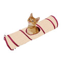 SmartyKat Crackle Chute Activity Tunnel Cat Toy, Collapsible Crinkly Tunnel for Exercise & Hide-and-Seek, Teal & Grey, One Size - style: Crackle Chute Tunnel