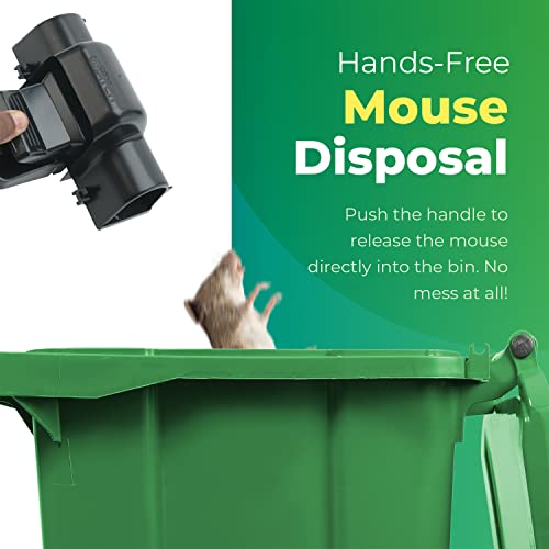 Rat Traps Indoor and Outdoor - 4 Pack Dual-Entry Large Rat Trap Outdoor and Indoor for Home, Garden and Restaurant with 99.9% Trap Rate | Easy to Use Rodent Traps with Safe Hands Free Design - UCatch - size: Pack of 4