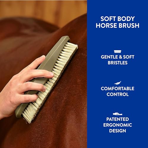 WAHL Professional Animal Equine Soft Body Horse Brush - Black
