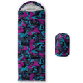 Sleeping Bags for Adults and Kids Backpacking Camping Sleeping Bags for Girls and Boys Lightweight Waterproof Cold/Warm Sleeping Bag for All Season - color: Navy blue Camo