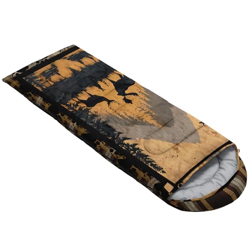 AILONEN Mermaid Scales Print Camping Sleeping Bag,Lightweight & Waterproof,3 Season Warm & Cool Weather,Portable Bags for Girls Women Travelling,Outdoors - color: H44