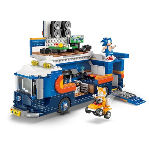 LEGO Sonic the Hedgehog Team Sonic Command Truck Building Toy - Pretend Play Vehicle W/5 Figures for Boys & Girls, Ages 8+ - Toy Building Blocks for Kids - Gift Idea for Birthdays - 77006