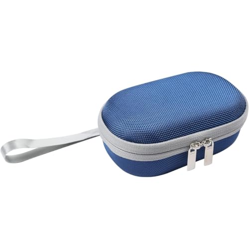 Hard Travel Case Compatible with Logitech M510/M330/M720/Signature M650 L/G305/G304/MX Anywhere 3/G Pro/G PRO X/G703 Wireless Mouse,Mesh Bag for Cards (blue) - color: blue