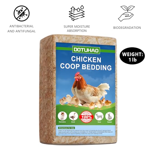 Pine Shavings | Wood Shavings | Chicken Coop Bedding | All Natural | Chicken Coop | Chicken Bedding | Pet Bedding | Small Animal Bedding | Odor Control (1 LB)
