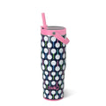 Swig Life 30oz Leakproof To-Go Tumbler with Handle, Tee It Up | Leakproof Lid - Triple Insulated Stainless Steel - Handle & Straw Included - Cup Holder Friendly - Dishwasher Safe - color: Tee It Up