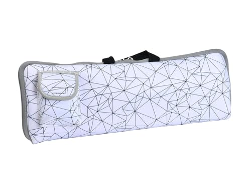 Keyboard Sleeve Travel Case for Logitech MX Keys Keyboard(White) | Keyboard Case with Mouse Storage & Cable and Charger Pouch, Soft Neoprene Waterproof shockproof - color: White