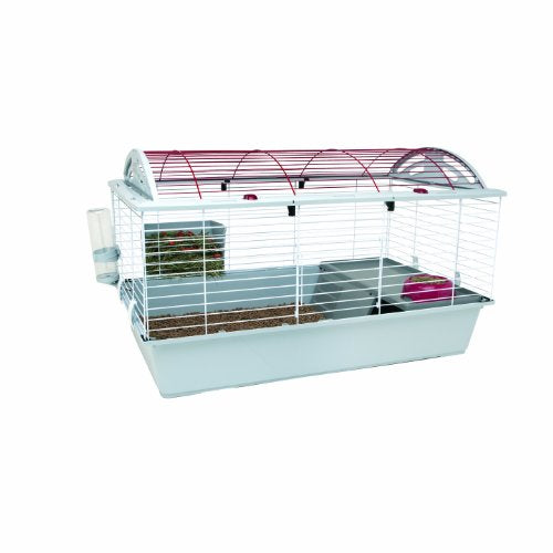 Living World Deluxe Hybrid Habitat for Small Animals, Large | Rabbit, Guinea Pig, Chinchillas, and Small Animal Cage - size: 37.8"L x 22.5"W x 22.0"H