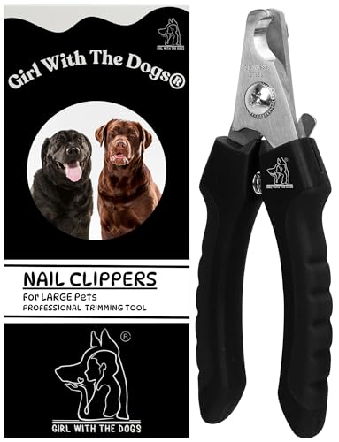 Pet Nail Clippers by Girl With The Dogs, Nail Clippers for Grooming and Claw Care for Cats/Dogs (Large) - size: Large