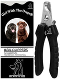 Pet Nail Clippers by Girl With The Dogs, Nail Clippers for Grooming and Claw Care for Cats/Dogs (Large) - size: Large