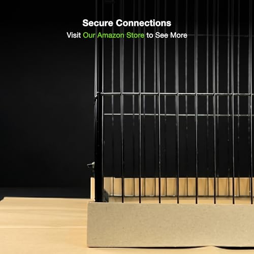 GuineaLoft™ Model-AB C&C Guinea Pig Cage – Tall & Large 4ft(L) x 2ft(W) x 1.3ft(H) C&C Cage, Puppy/Bunny Play Pen w/Improved Hardware & Disposable Bottom - Visit the GuineaLoft Store to See More - color: Model-AB