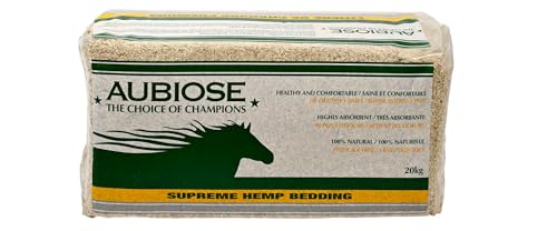 French Hemp Bedding 44lb — Chicken Coop & Horse Stall Bedding | Ultra Low Dust, Odor Control, Deep Litter Ready | Premium Hemp Shavings for Chickens, Horses, Rabbits & Small Animals - size: Pack of 1