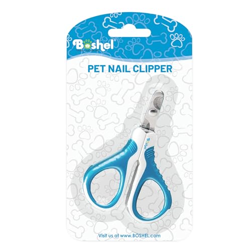Cat Nail Clipper - Razor-Sharp & Angled Cat Clippers for Nails with Comfy Grip Handles. Lightweight & Safe Grooming Solution - Ideal for Smaller Pets - size: Small - Angled